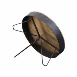 Table Basse<Made in Meubles Table basse en bois de manguier et métal Locker