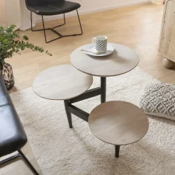 Table Basse<Made in Meubles Table basse en bois de manguier Dounia