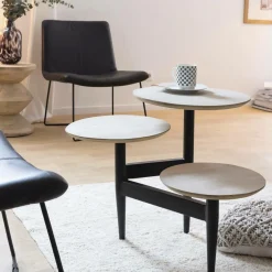 Table Basse<Made in Meubles Table basse en bois de manguier Dounia