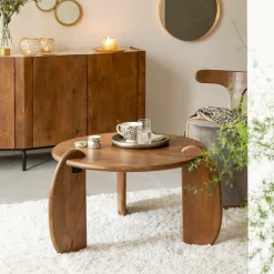 Table Basse<Made in Meubles Table basse en bois de manguier Azure