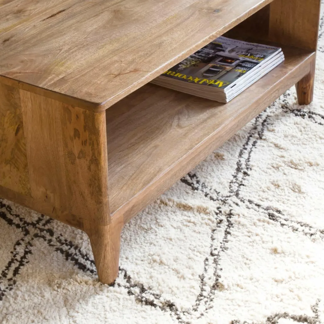 Table Basse<Made in Meubles Table basse en bois de manguier Eloi