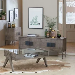 Table Basse<Made in Meubles Table basse en bois de manguier Chloe