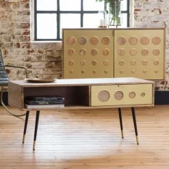 Table Basse<Made in Meubles Table basse en bois de manguier Cactus