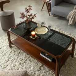 Table Basse<Made in Meubles Table basse en bois de manguier Onane