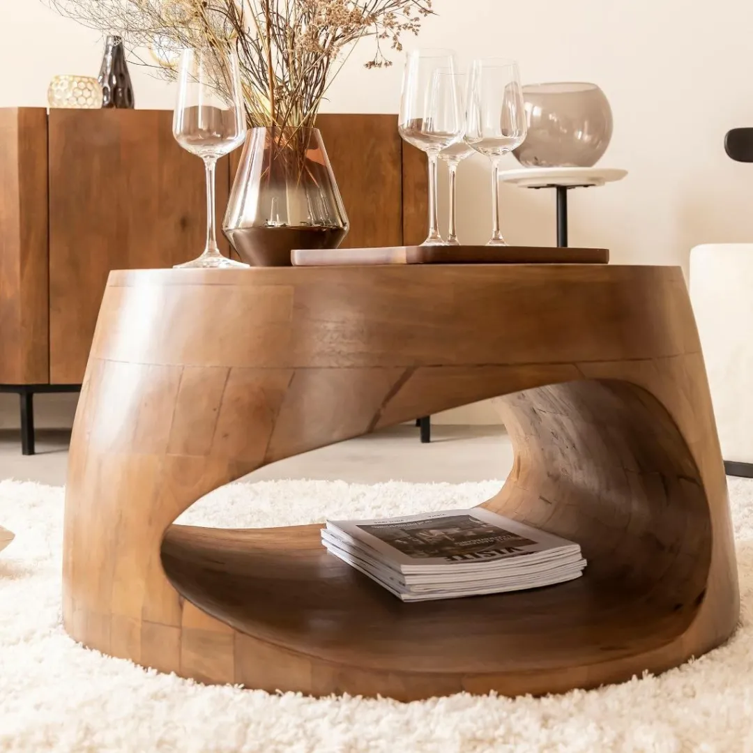 Table Basse<Made in Meubles Table basse en bois de manguier Azure