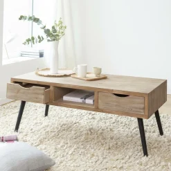 Table Basse<Made in Meubles Table basse en bois de sapin Natural