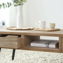 Table Basse<Made in Meubles Table basse en bois de sapin Natural