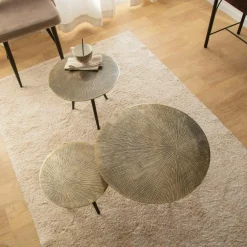 Table Basse|Table Gigogne<Made in Meubles Table basse gigogne en aluminium Aurèle