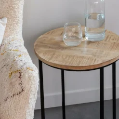 Table Basse|Table Gigogne<Made in Meubles Table basse gigogne en bois de manguier Anouck