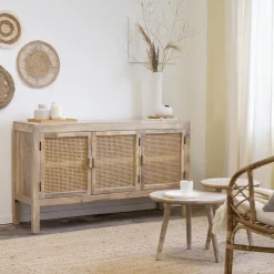 Table Basse|Table Gigogne<Made in Meubles Table basse gigogne en bois de manguier Nala