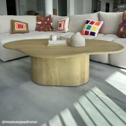 Table Basse<Made in Meubles Table basse nuage en bois de manguier Fable