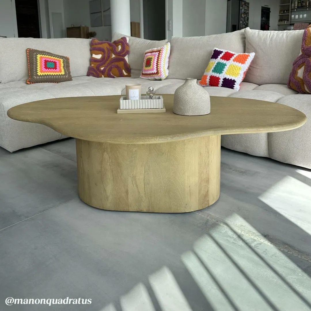 Table Basse<Made in Meubles Table basse nuage en bois de manguier Fable