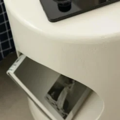 Chevet<Made in Meubles Table de chevet en bois blanc peint Amelie