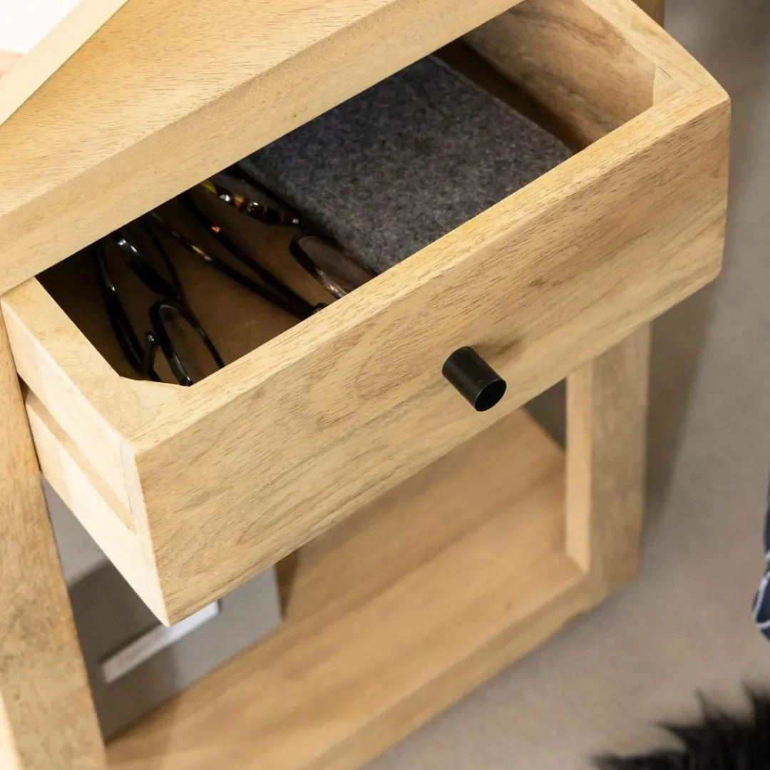 Chevet<Made in Meubles Table de chevet en bois de manguier Amara