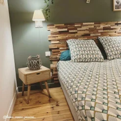 Chevet<Made in Meubles Table de chevet en bois de sapin Natural