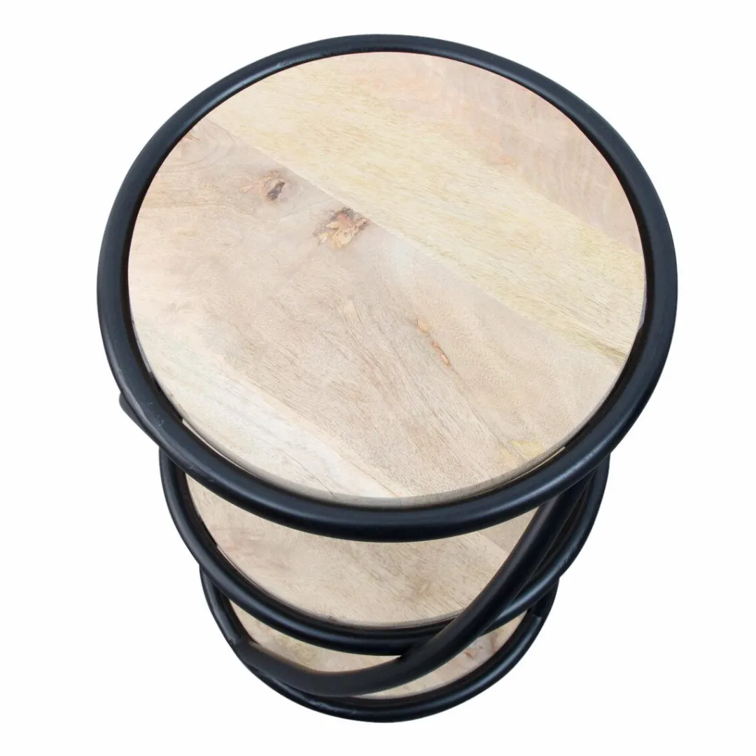 Chevet<Made in Meubles Table de chevet en bois de manguier Mykonos