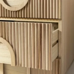 Chevet<Made in Meubles Table de chevet en bois de paulownia Nilo