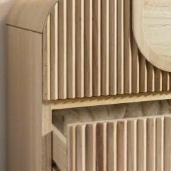 Chevet<Made in Meubles Table de chevet en bois de paulownia Nilo