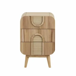 Chevet<Made in Meubles Table de chevet en bois de paulownia Nilo