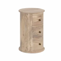 Chevet<Made in Meubles Table de chevet en bois de manguier Maëva