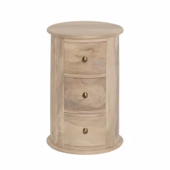 Chevet<Made in Meubles Table de chevet en bois de manguier Maëva