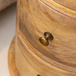 Chevet<Made in Meubles Table de chevet en bois de manguier Maëva