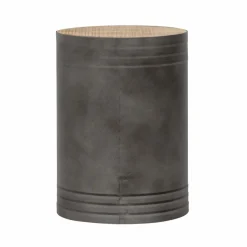 Chevet<Made in Meubles Table de chevet en métal gris Locker