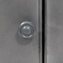 Chevet<Made in Meubles Table de chevet en métal gris Meryl