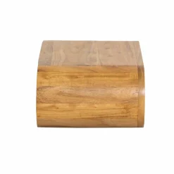 Chevet<Made in Meubles Table de chevet murale arrondie en bois d'acacia Orane
