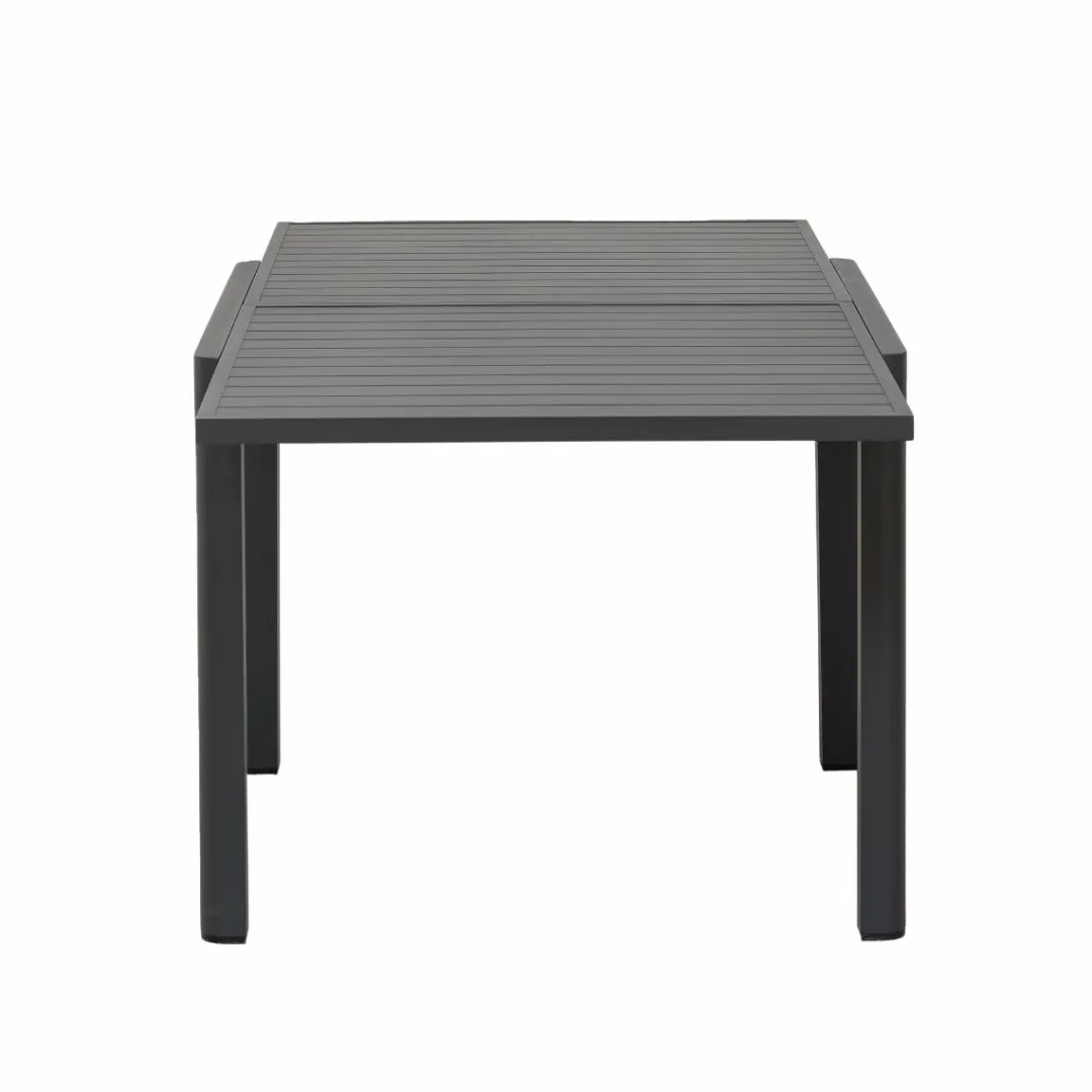 Table De Jardin<Made in Meubles Table de jardin carrée en aluminium gris Kaïa