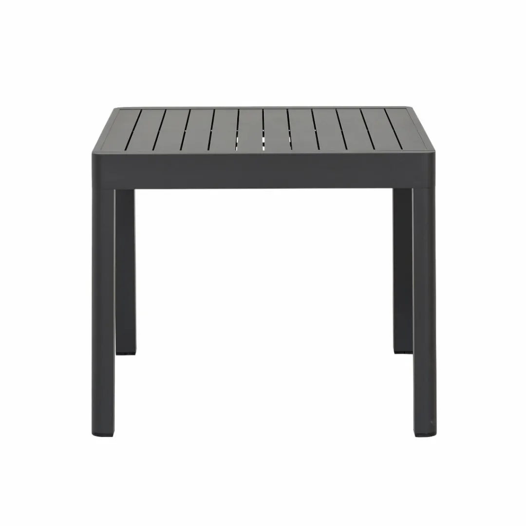 Table De Jardin<Made in Meubles Table de jardin carrée en aluminium gris Kaïa