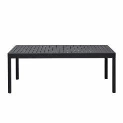 Table De Jardin<Made in Meubles Table de jardin en aluminium rectangulaire gris Kaïa