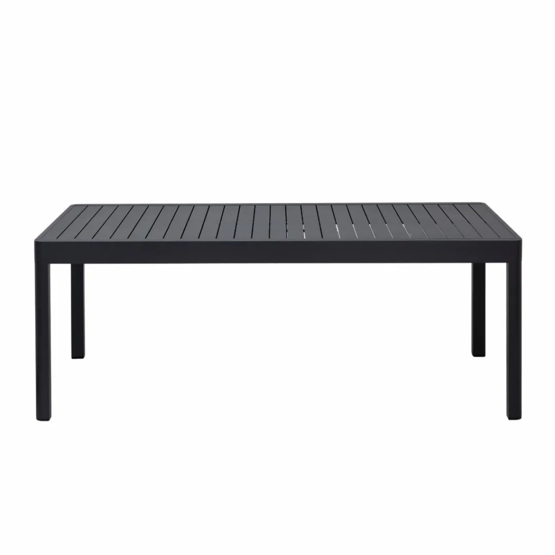 Table De Jardin<Made in Meubles Table de jardin en aluminium rectangulaire gris Kaïa