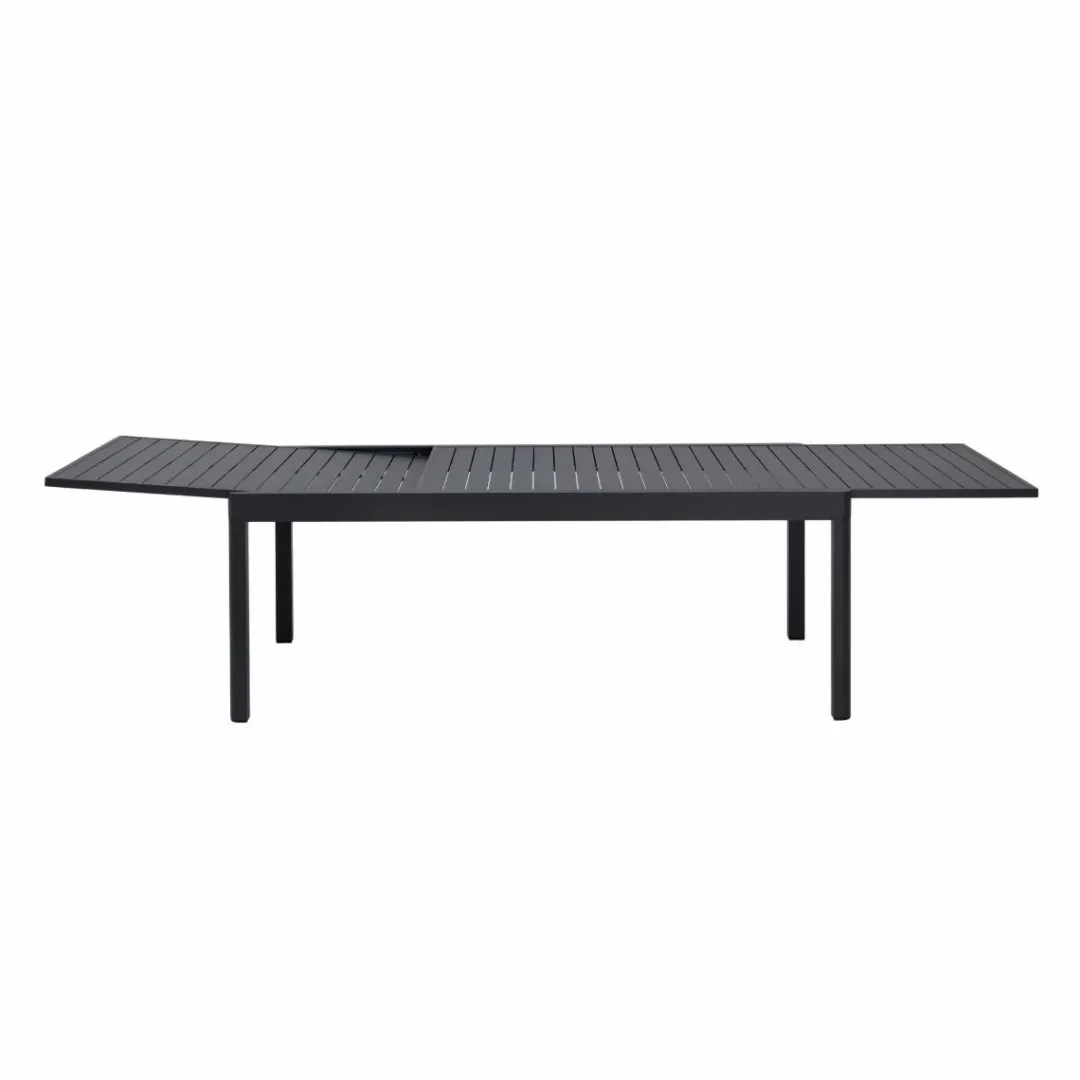 Table De Jardin<Made in Meubles Table de jardin en aluminium rectangulaire gris Kaïa