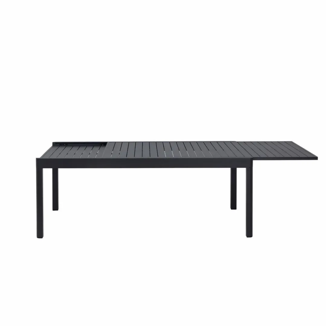 Table De Jardin<Made in Meubles Table de jardin en aluminium rectangulaire gris Kaïa