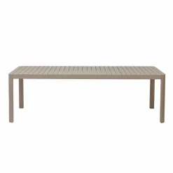 Table De Jardin<Made in Meubles Table de jardin rectangulaire en aluminium taupe Kaïa