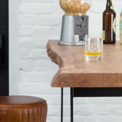 Table À Manger<Made in Meubles Table haute en bois d'acacia Tree