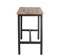 Table À Manger<Made in Meubles Table haute en bois de manguier et métal Petra