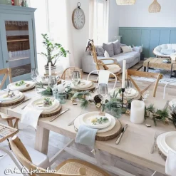 Table À Manger<Made in Meubles Table à manger avec allonges en bois de manguier blanchi Terra