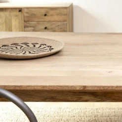 Table À Manger<Made in Meubles Table à manger avec allonges en bois de manguier Pia