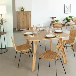 Table À Manger<Made in Meubles Table à manger en bois acacia Flora