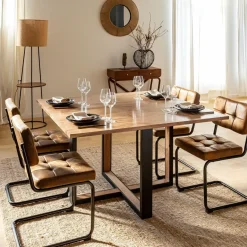 Table À Manger<Made in Meubles Table à manger en bois d'acacia Laurie