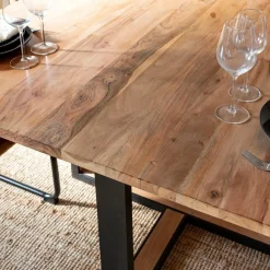 Table À Manger<Made in Meubles Table à manger en bois d'acacia Laurie