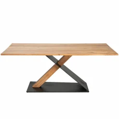 Table À Manger<Made in Meubles Table à manger en bois d'acacia et métal Coco