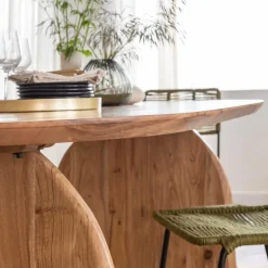 Table À Manger<Made in Meubles Table à manger en bois d'acacia Paulo