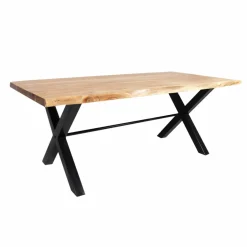 Table À Manger<Made in Meubles Table à manger en bois d'acacia et métal Tree