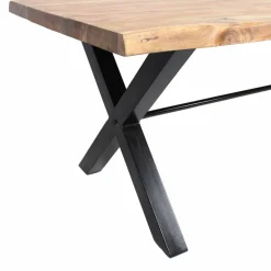 Table À Manger<Made in Meubles Table à manger en bois d'acacia et métal Tree