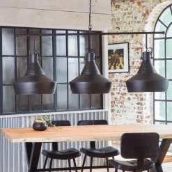 Table À Manger<Made in Meubles Table à manger en bois d'acacia et métal Tree