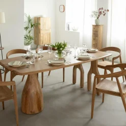 Table À Manger<Made in Meubles Table à manger en bois d'Acacia Anaé