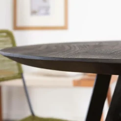 Table À Manger<Made in Meubles Table à manger en bois de manguier et métal Rosie